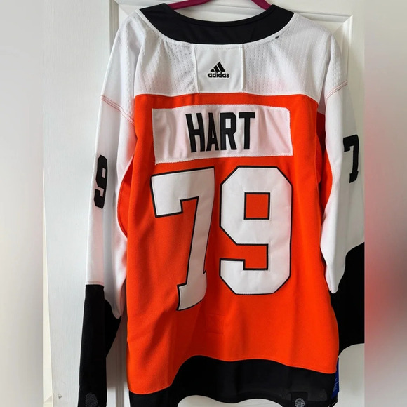 💥Adidas NHL Authentic Jersey Philadelphia Flyers, #79 HART - Picture 9 of 12